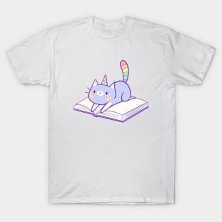 There is a Caticorn on my book! T-Shirt